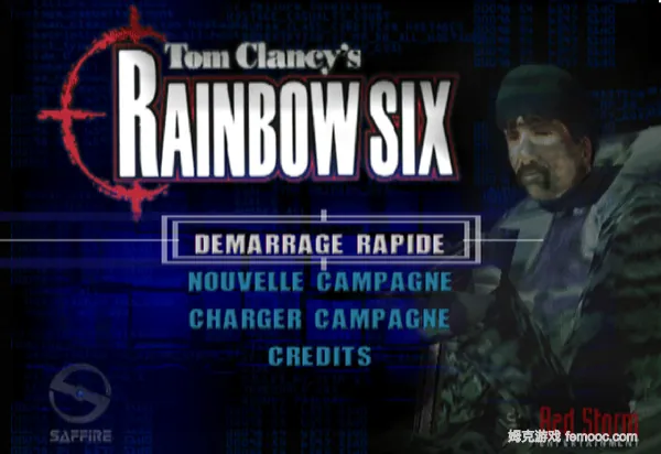 彩虹六号[Tom Clancy's Rainbow Six](DE)(Red Storm)(128Mb)