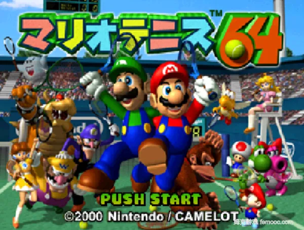 马里奥网球64[Mario Tennis 64](JP)(Nintendo)(128Mb)